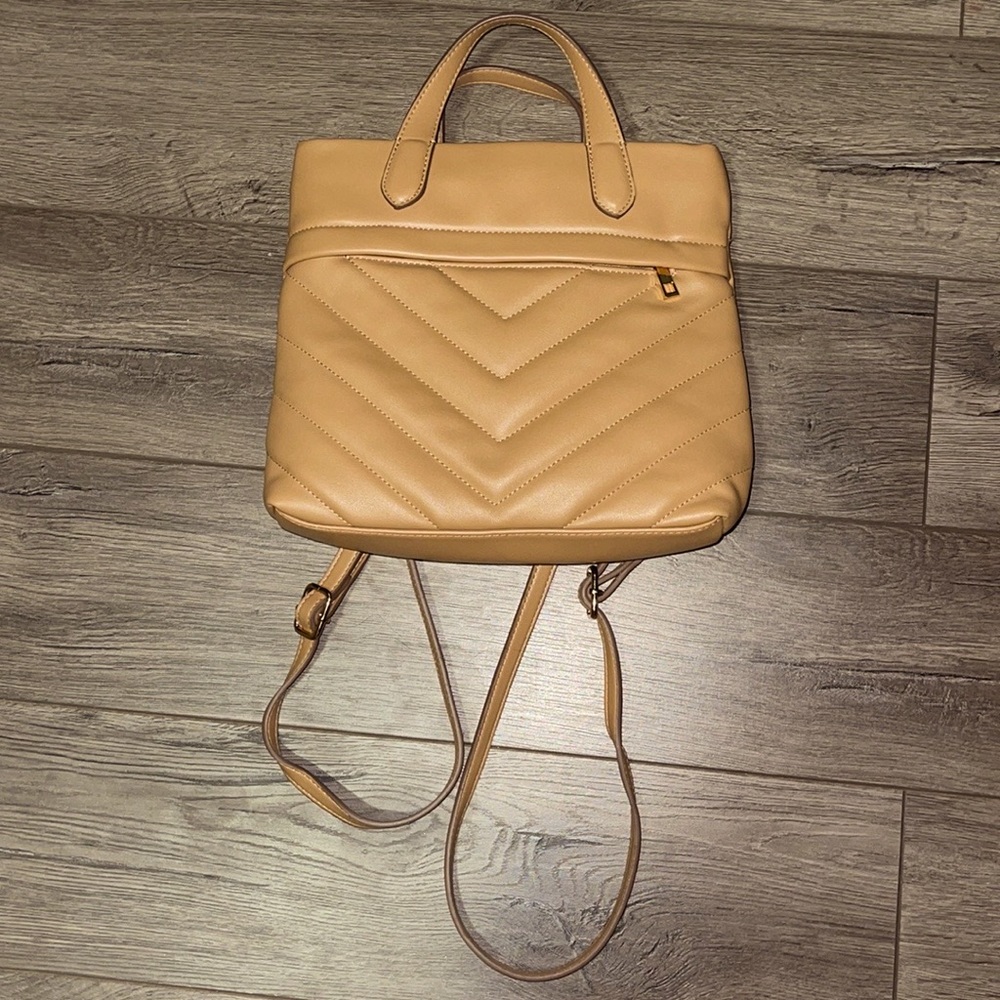 Target Leather Backpack/ Cross Body Bag